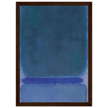 Untitled Green on Blue - 1968 Framed Poster | Mark Rothko Framed Prints Wall Art | Rothko Prints