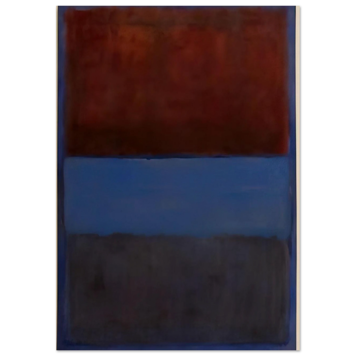 No.61 Rust and Blue - 1953 Poster | Mark Rothko Poster | Rothko Prints