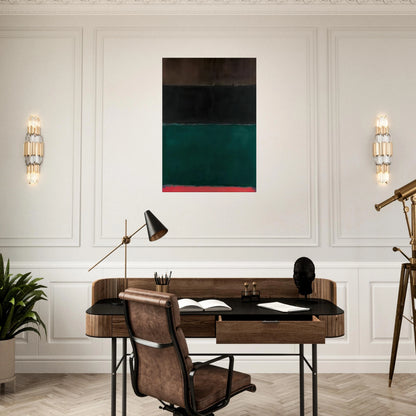 Untitled Red-Brown, Black, Green, Red - 1962 Canvas | Mark Rothko Canvas | Rothko Prints