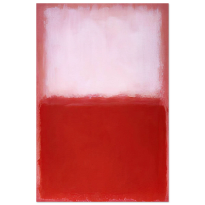 White Over Red - 1957 Poster | Mark Rothko Poster | Rothko Prints