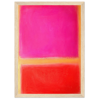 Untitled - Color Field Painting Framed Poster | Mark Rothko Framed Prints Wall Art | Rothko Prints