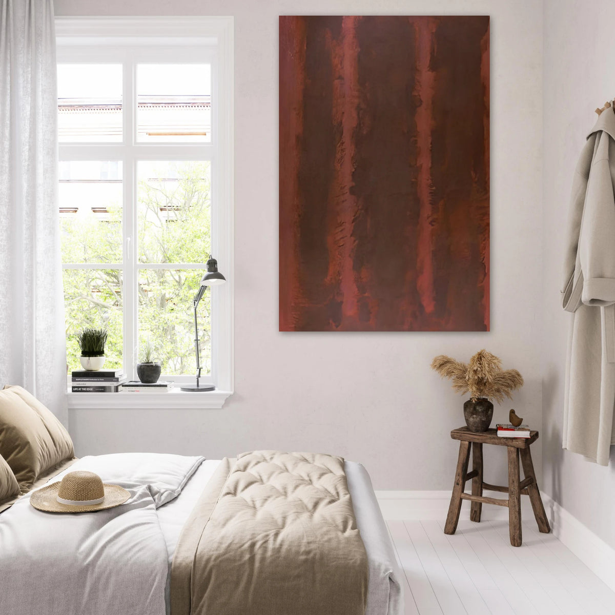 Black on Maroon - 1958 Poster | Mark Rothko Poster | Rothko Prints