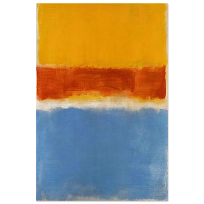 Untitled Yellow, Red and Blue - 1953 Poster | Mark Rothko Poster | Rothko Prints