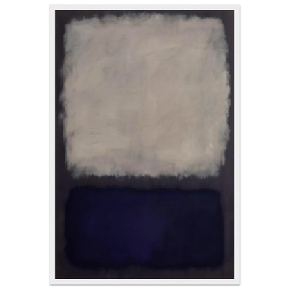 Blue and gray - 1962 Framed Poster | Mark Rothko Framed Prints Wall Art | Rothko Prints
