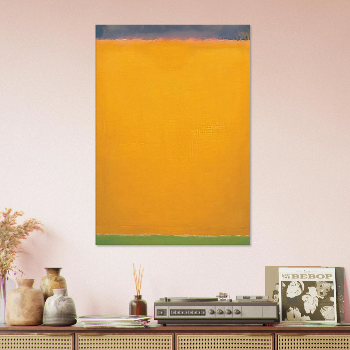 United Blue, Yellow, Green on Red - 1954 Canvas | Mark Rothko Canvas | Rothko Prints