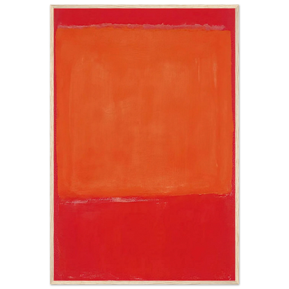 Ochre and Red on Red - 1957 Framed Poster | Mark Rothko Framed Prints Wall Art | Rothko Prints