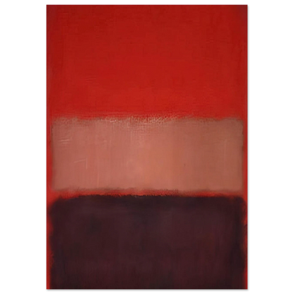 No. 46 Black, Ochre, Red Over Red - 1957 Poster | Mark Rothko Poster | Rothko Prints