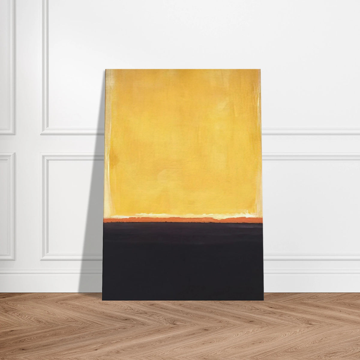 Yellow, Charcoal, Brown - 1953 Canvas | Mark Rothko Canvas | Rothko Prints
