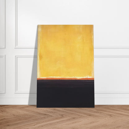 Yellow, Charcoal, Brown - 1953 Canvas | Mark Rothko Canvas | Rothko Prints