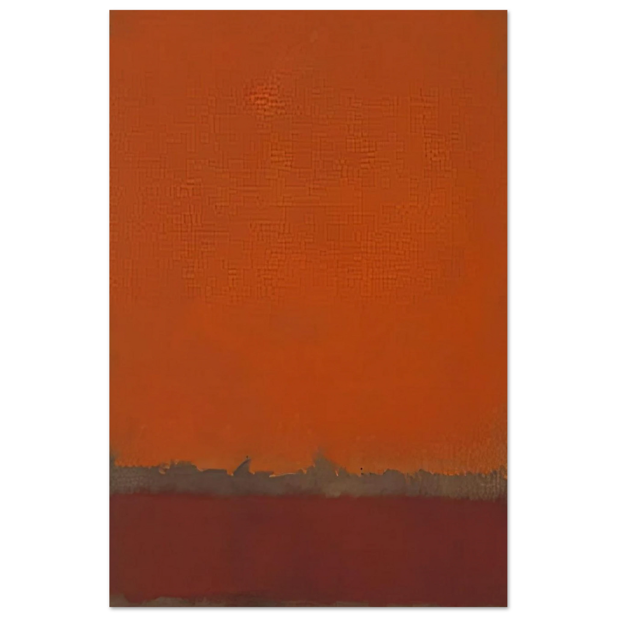 Ochre and Red on Red - 1962 Poster | Mark Rothko Poster | Rothko Prints