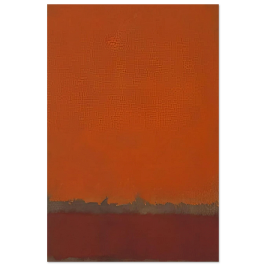 Ochre and Red on Red - 1962 Poster | Mark Rothko Poster | Rothko Prints