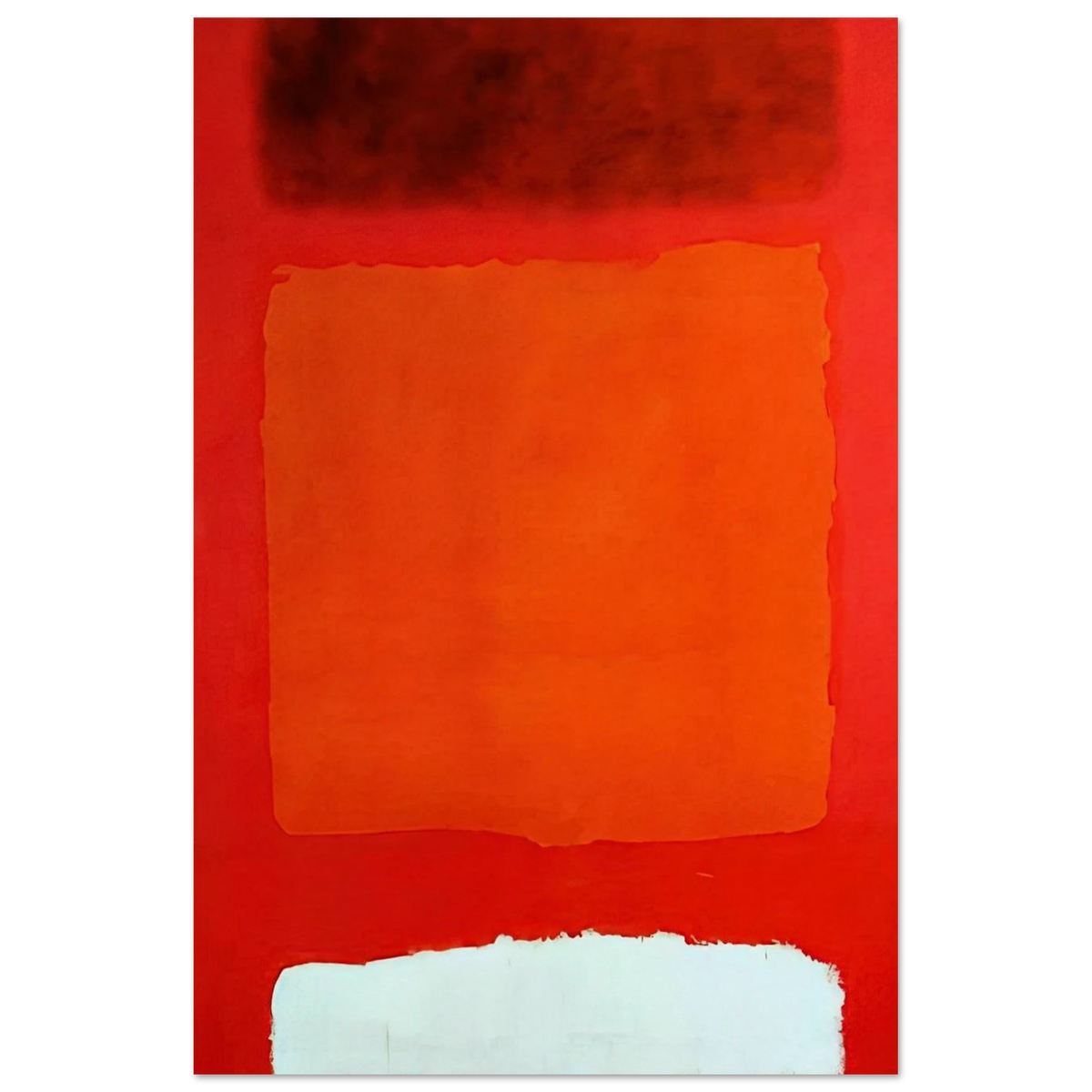 Red, White, and Brown - 1957 Poster | Mark Rothko Poster | Rothko Prints