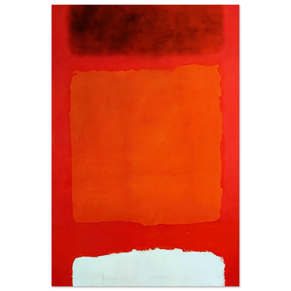 Red, White, and Brown - 1957 Poster | Mark Rothko Poster | Rothko Prints