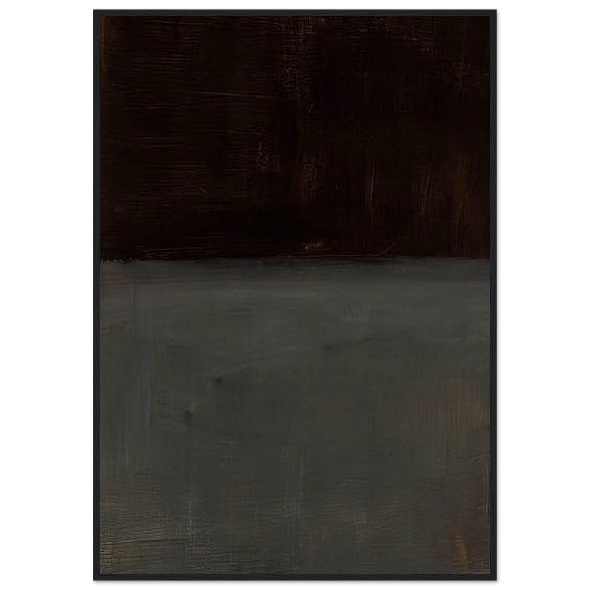 Untitled brown and gray - 1969 Framed Poster | Mark Rothko Framed Prints Wall Art | Rothko Prints