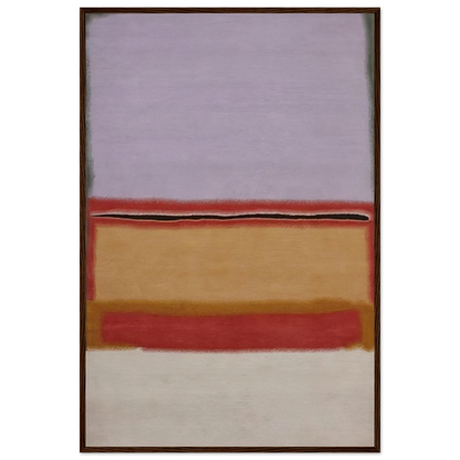 Orange over Violet - 1968 Framed Poster | Mark Rothko Framed Prints Wall Art | Rothko Prints