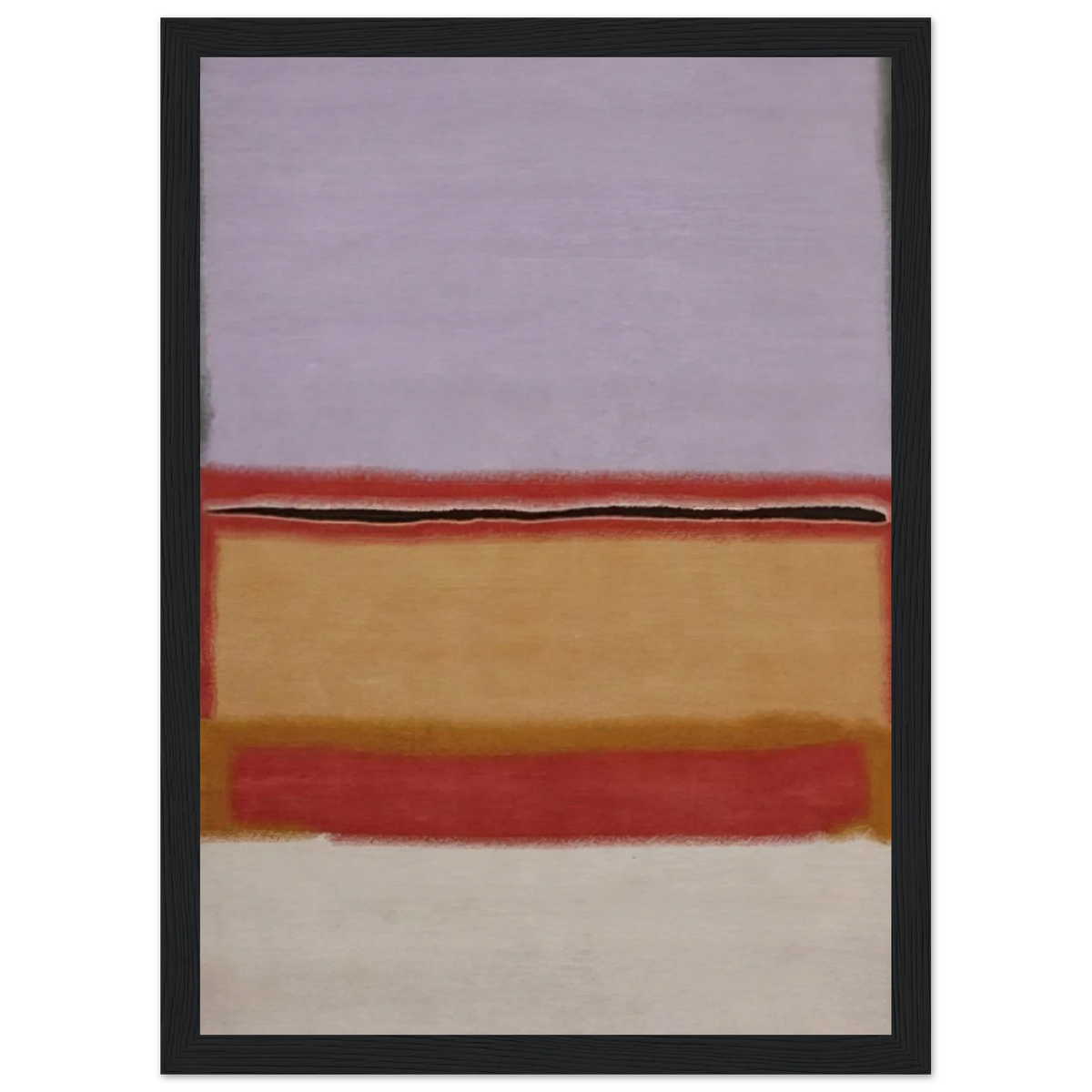 Orange over Violet - 1968 Framed Poster | Mark Rothko Framed Prints Wall Art | Rothko Prints