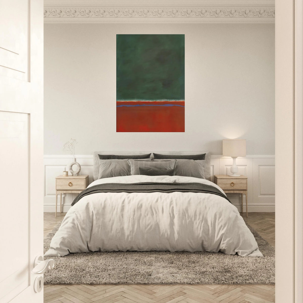 Green and Maroon - 1953 Canvas | Mark Rothko Canvas | Rothko Prints