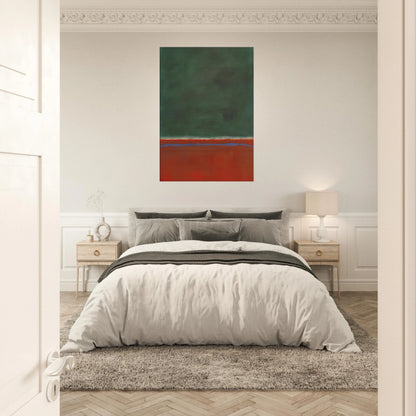 Green and Maroon - 1953 Canvas | Mark Rothko Canvas | Rothko Prints