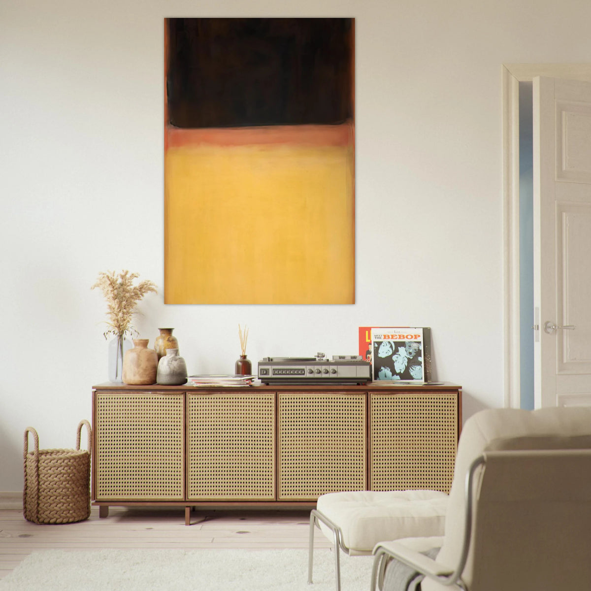 No.9 Dark over Light Earth - 1954 Poster | Mark Rothko Poster | Rothko Prints