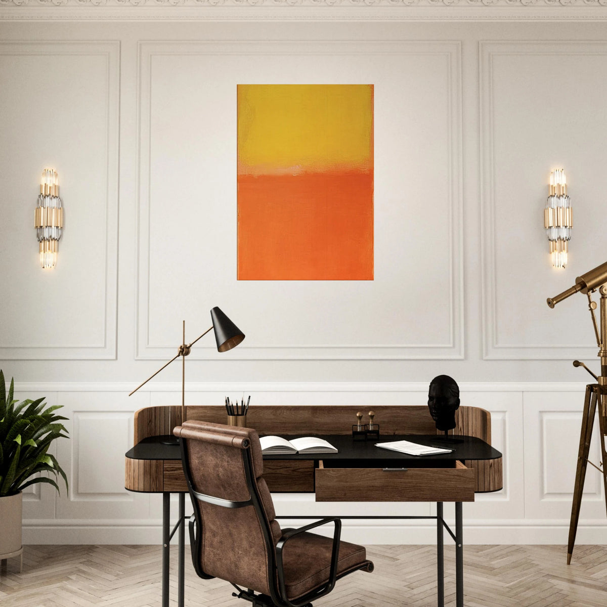 Orange and Yellow - 1956 Canvas | Mark Rothko Canvas | Rothko Prints