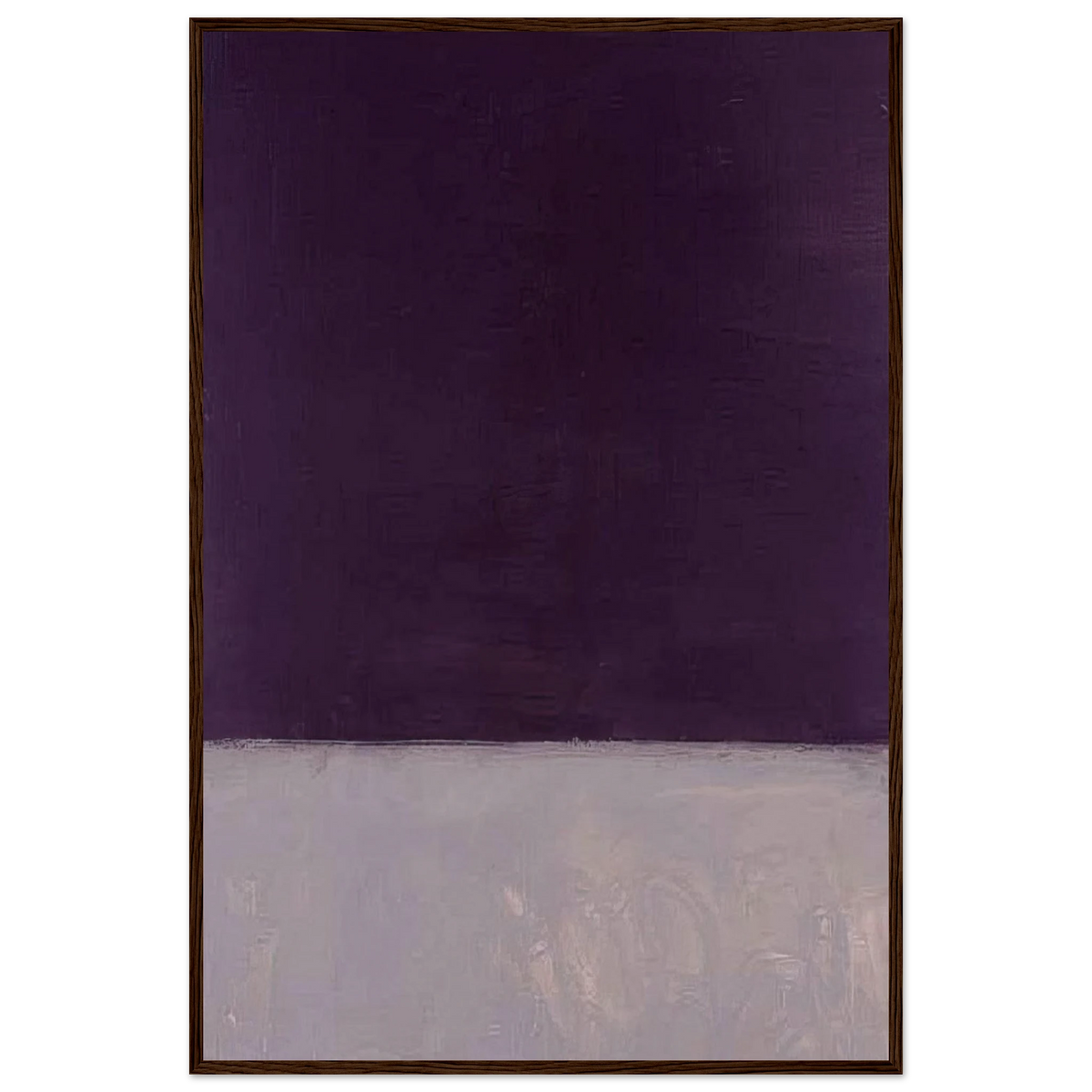 Untitled Black and Gray - 1970 Framed Poster | Mark Rothko Framed Prints Wall Art | Rothko Prints