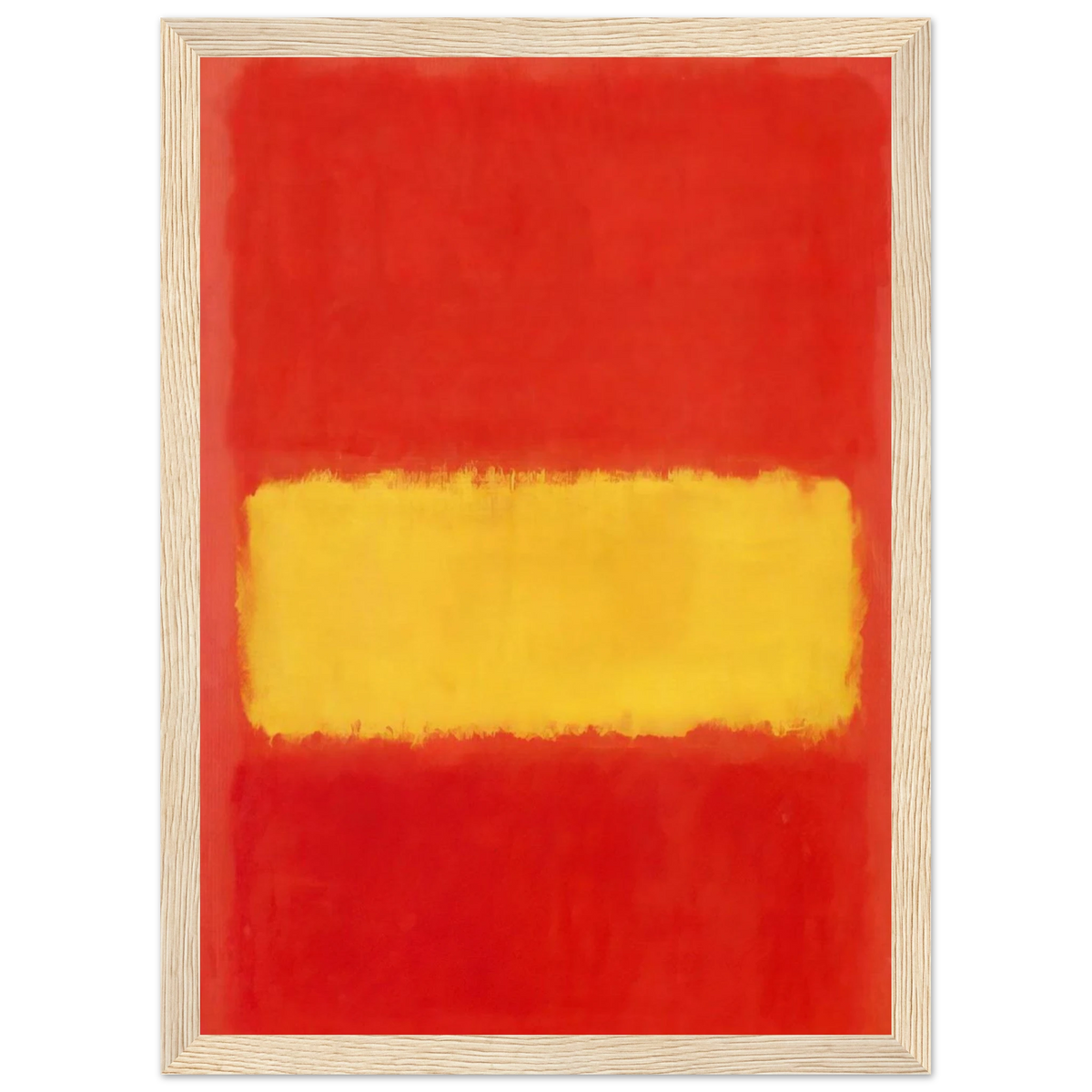 Yellow band - 1956 Framed Poster | Mark Rothko Framed Prints Wall Art | Rothko Prints