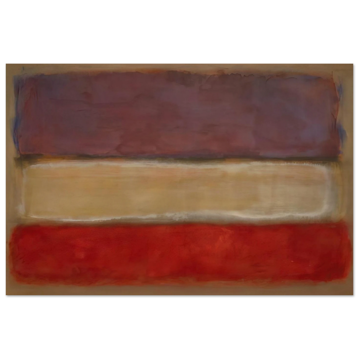 Untitled Purple, White, and Red - 1953 Poster | Mark Rothko Poster | Rothko Prints