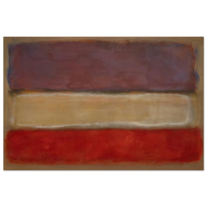 Untitled Purple, White, and Red - 1953 Poster | Mark Rothko Poster | Rothko Prints