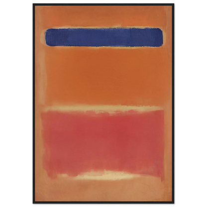Blue Over Red - 1953 Framed Poster | Mark Rothko Framed Prints Wall Art | Rothko Prints