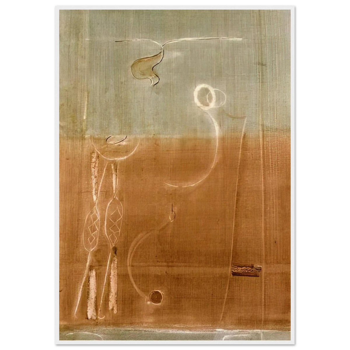 Aubade - 1944 Framed Poster | Mark Rothko Framed Prints Wall Art | Rothko Prints