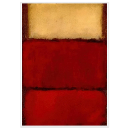 Red - 1964 Framed Poster | Mark Rothko Framed Prints Wall Art | Rothko Prints