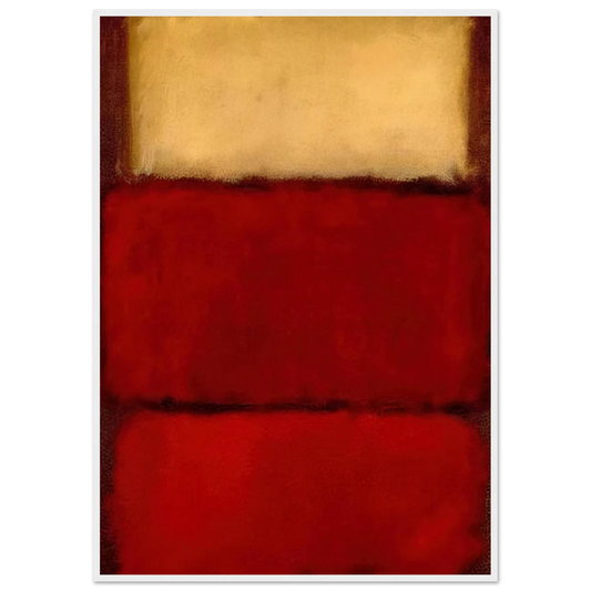 Red - 1964 Framed Poster | Mark Rothko Framed Prints Wall Art | Rothko Prints