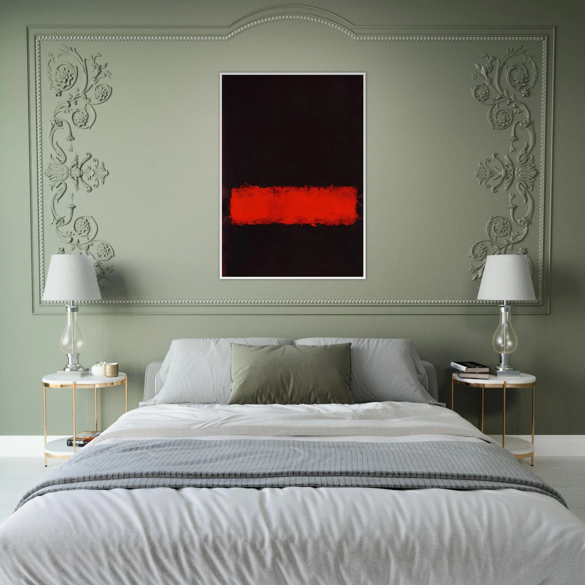 Black, Red and Black - 1968 Framed Poster | Mark Rothko Framed Prints Wall Art | Rothko Prints