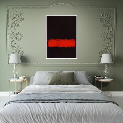 Black, Red and Black - 1968 Framed Poster | Mark Rothko Framed Prints Wall Art | Rothko Prints