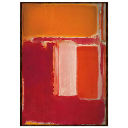 Yellow, Cherry, Orange - 1947 Framed Poster | Mark Rothko Framed Prints Wall Art | Rothko Prints