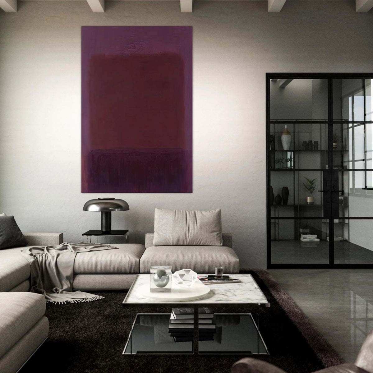 Purple Brown - 1957 Poster | Mark Rothko Poster | Rothko Prints