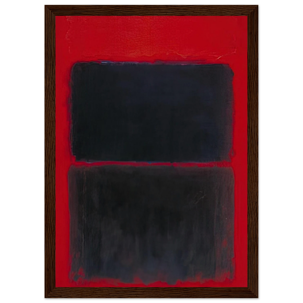 Light Red Over Black - 1957 Framed Poster | Mark Rothko Framed Prints Wall Art | Rothko Prints