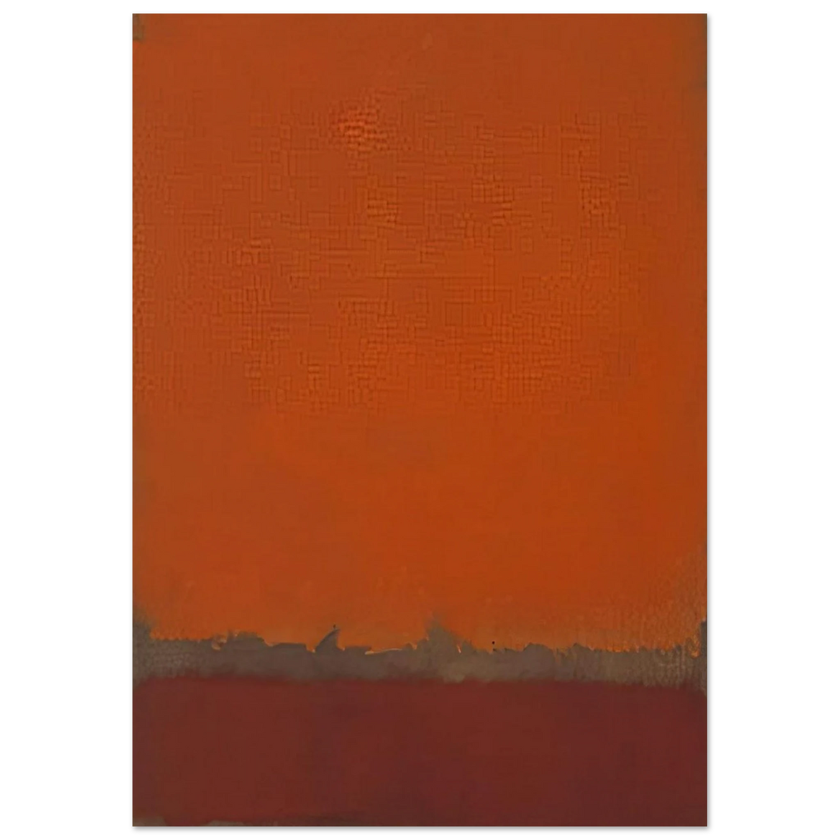 Ochre and Red on Red - 1962 Poster | Mark Rothko Poster | Rothko Prints