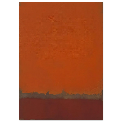 Ochre and Red on Red - 1962 Poster | Mark Rothko Poster | Rothko Prints