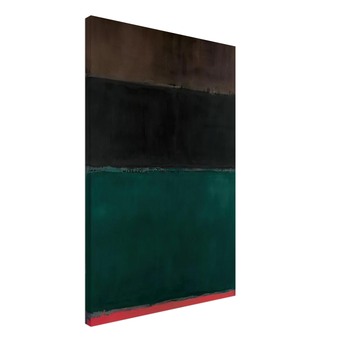 Untitled Red-Brown, Black, Green, Red - 1962 Canvas | Mark Rothko Canvas | Rothko Prints