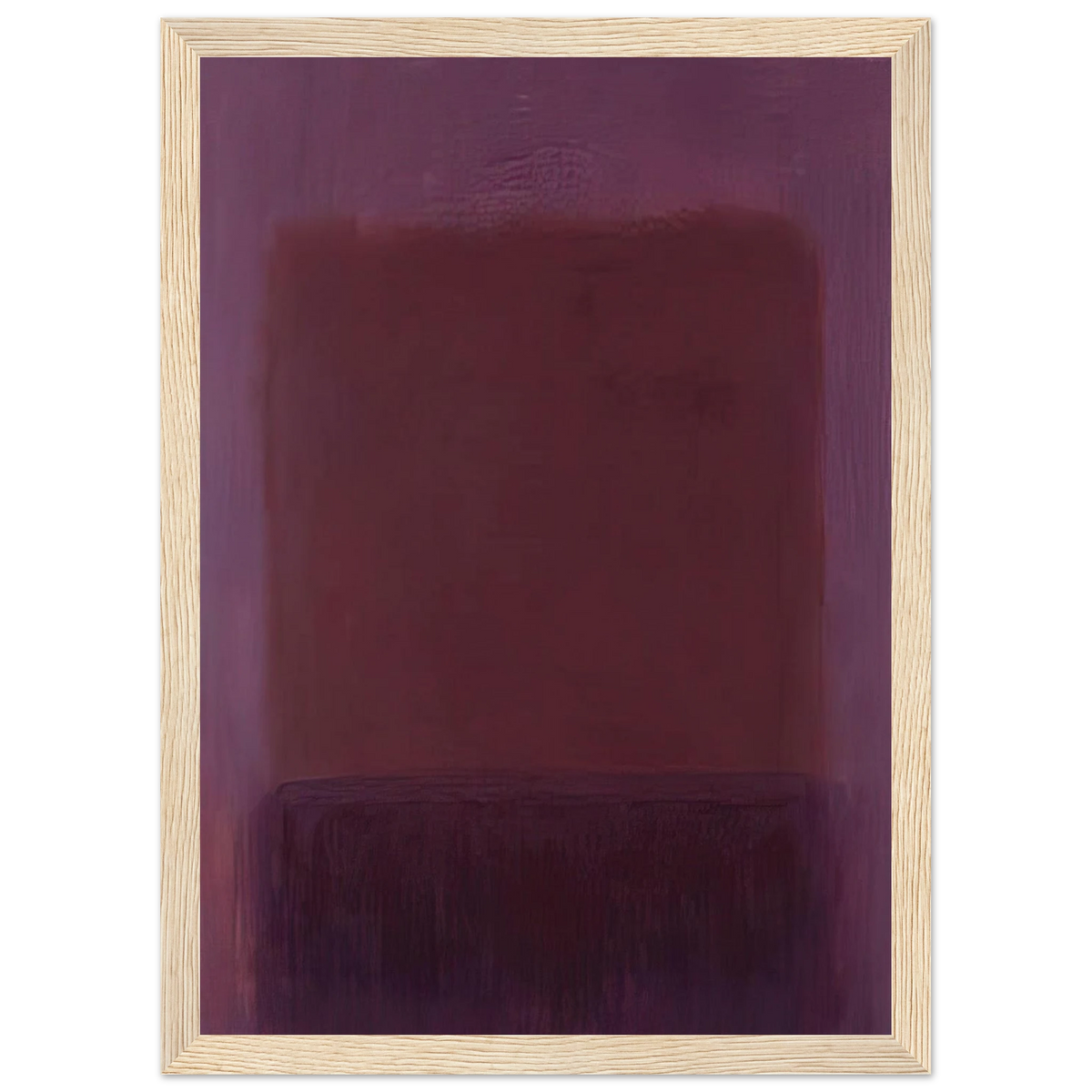 Purple Brown - 1957 Framed Poster | Mark Rothko Framed Prints Wall Art | Rothko Prints
