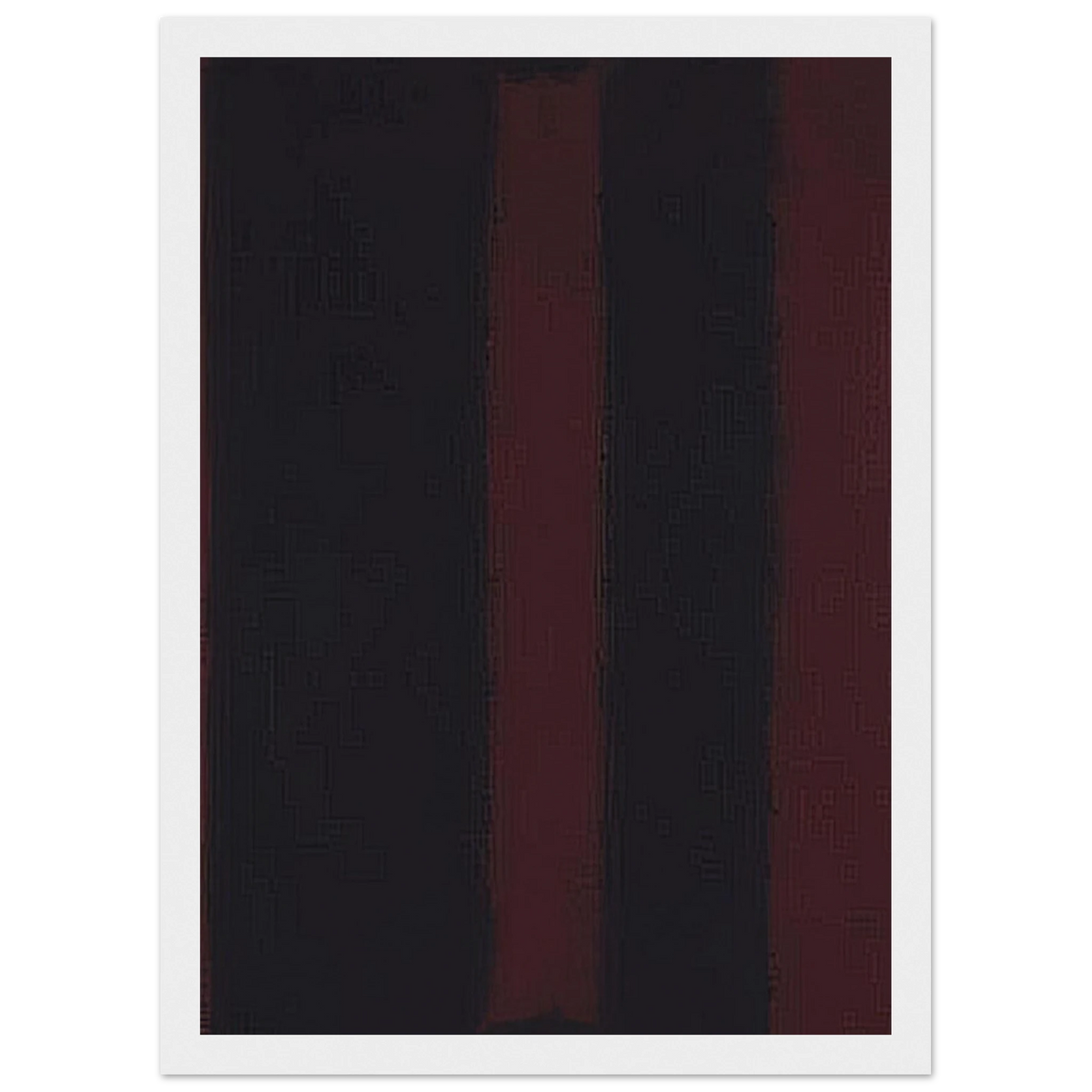Black on Maroon - 1959 Framed Poster | Mark Rothko Framed Prints Wall Art | Rothko Prints