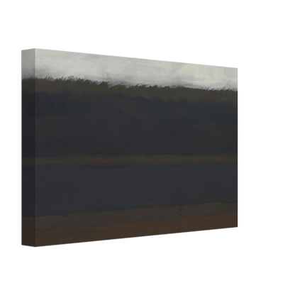 No. 14 Horizontals, White over Darks - 1961 Canvas | Mark Rothko Canvas | Rothko Prints