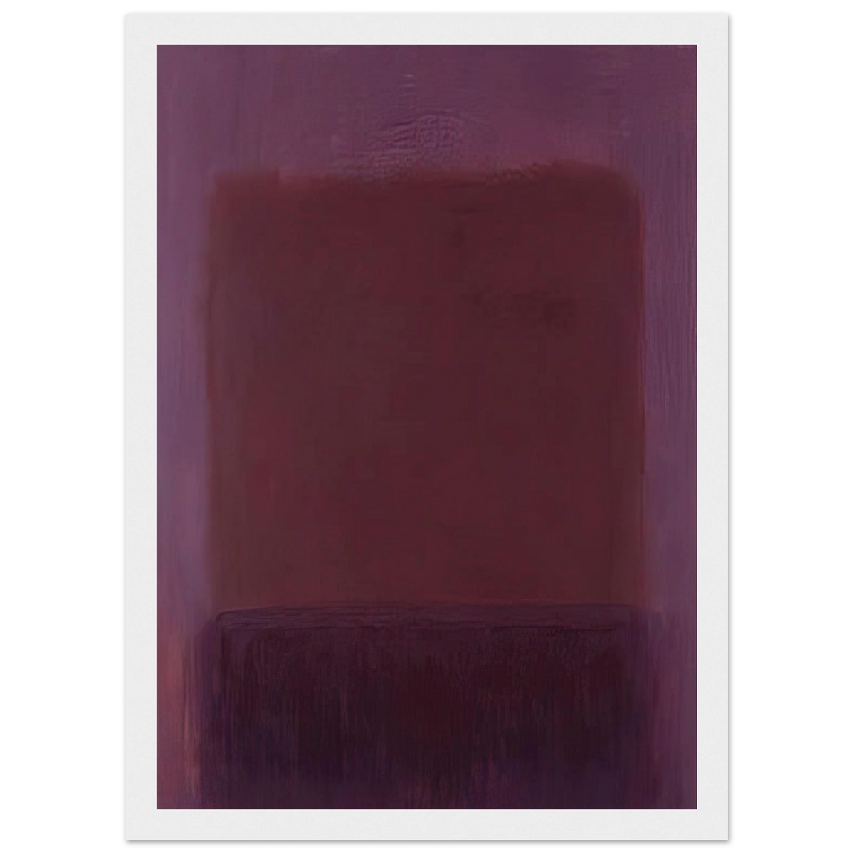 Purple Brown - 1957 Framed Poster | Mark Rothko Framed Prints Wall Art | Rothko Prints