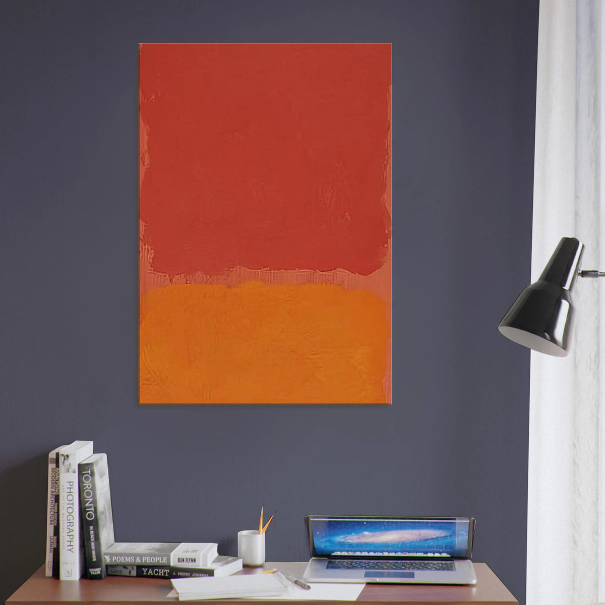 Untitled Red and Orange on Salmon - 1969 Canvas | Mark Rothko Canvas | Rothko Prints