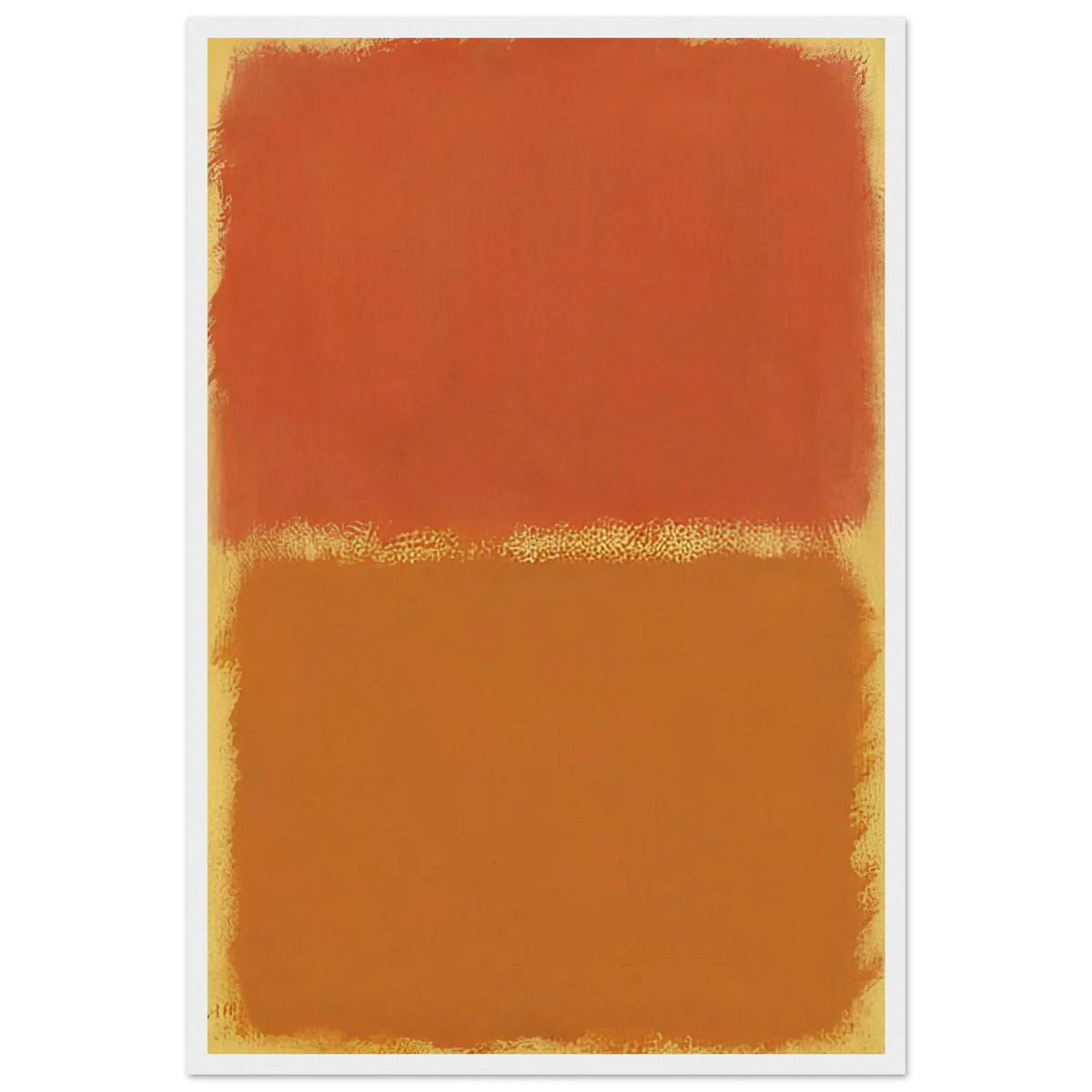 Orange, Red, Orange - 1961 Framed Poster | Mark Rothko Framed Prints Wall Art | Rothko Prints