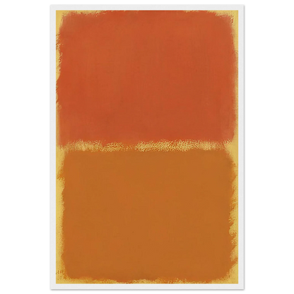 Orange, Red, Orange - 1961 Framed Poster | Mark Rothko Framed Prints Wall Art | Rothko Prints