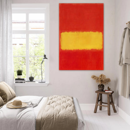 Yellow band - 1956 Poster | Mark Rothko Poster | Rothko Prints