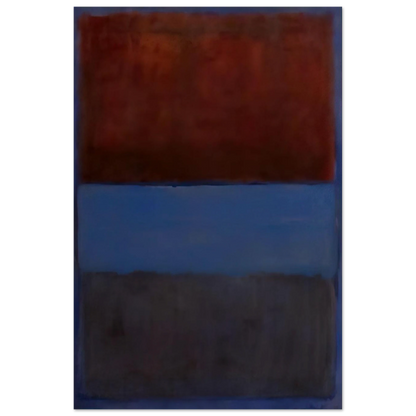 No.61 Rust and Blue - 1953 Poster | Mark Rothko Poster | Rothko Prints