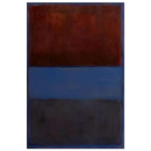 No.61 Rust and Blue - 1953 Poster | Mark Rothko Poster | Rothko Prints